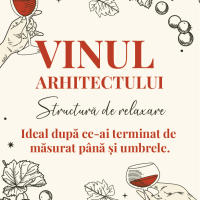 Etichetă pentru Sticla de Vin – Vinul Arhitectului