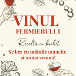 Etichetă pentru Sticla de Vin – Vinul Fermierului