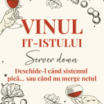 Etichetă pentru Sticla de Vin – Vinul IT-istului