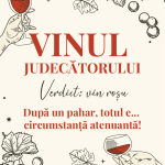 Etichetă pentru Sticla de Vin – Vinul Judecătorului