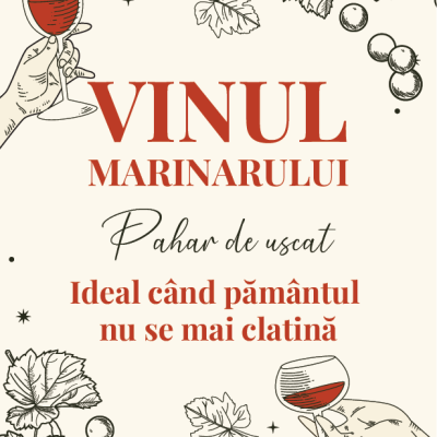 Etichetă pentru Sticla de Vin – Vinul Marinarului