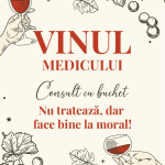 Etichetă pentru Sticla de Vin – Vinul Medicului