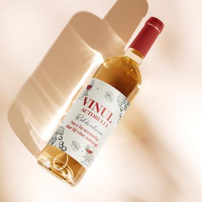 Etichetă pentru Sticla de Vin – Vinul Actorului