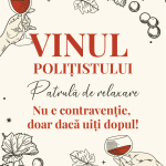 Etichetă pentru Sticla de Vin – Vinul Polițistului
