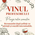 Etichetă pentru Sticla de Vin – Vinul Profesorului
