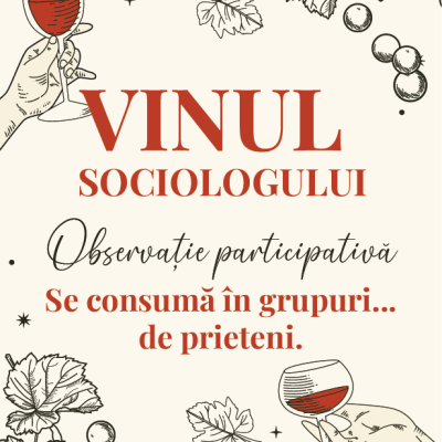 Etichetă pentru Sticla de Vin – Vinul Sociologului