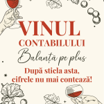 Etichetă pentru Sticla de Vin – Vinul Contabilului